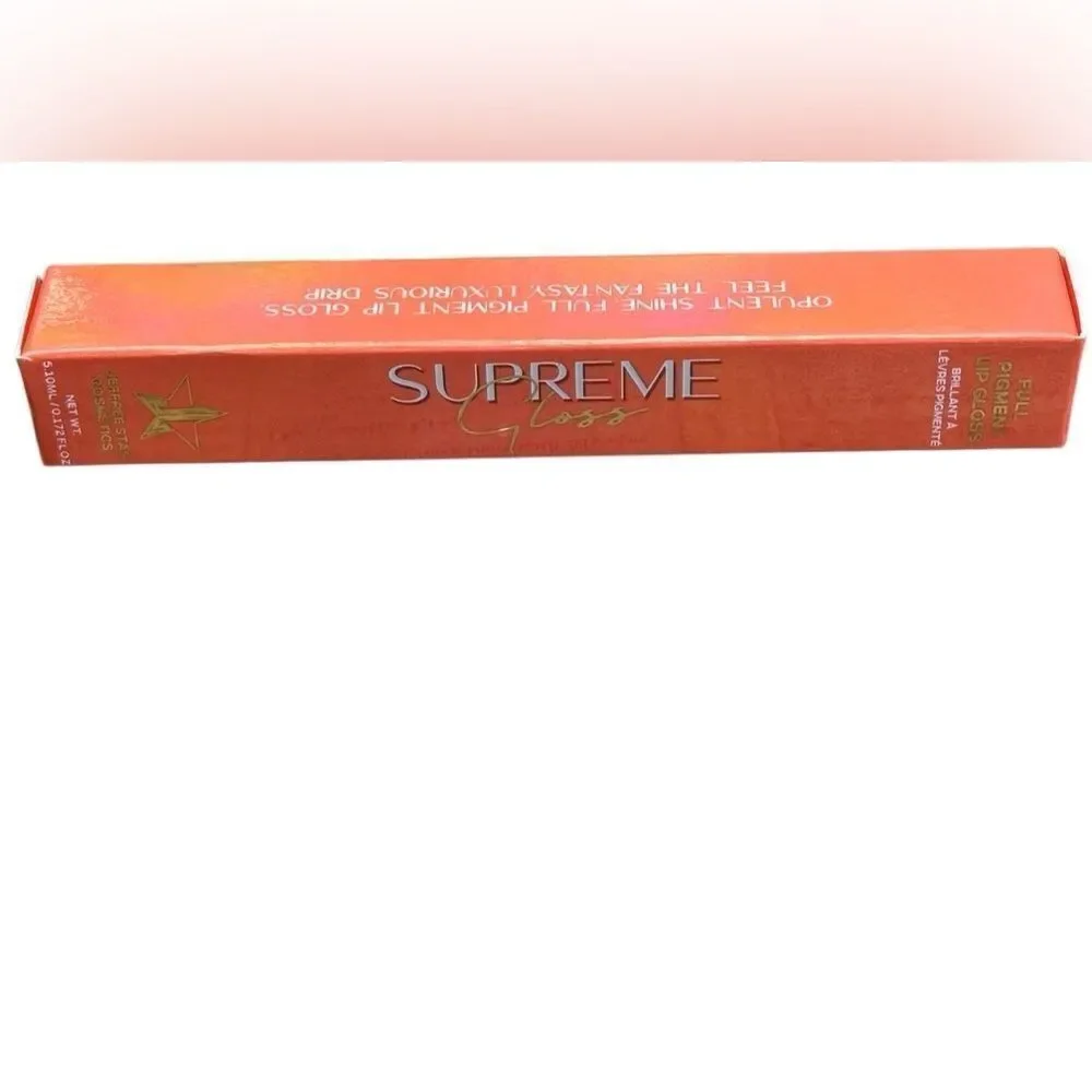 NIB Jeffree Star Supreme Gloss Full Pigment Lip Gloss in Entwined